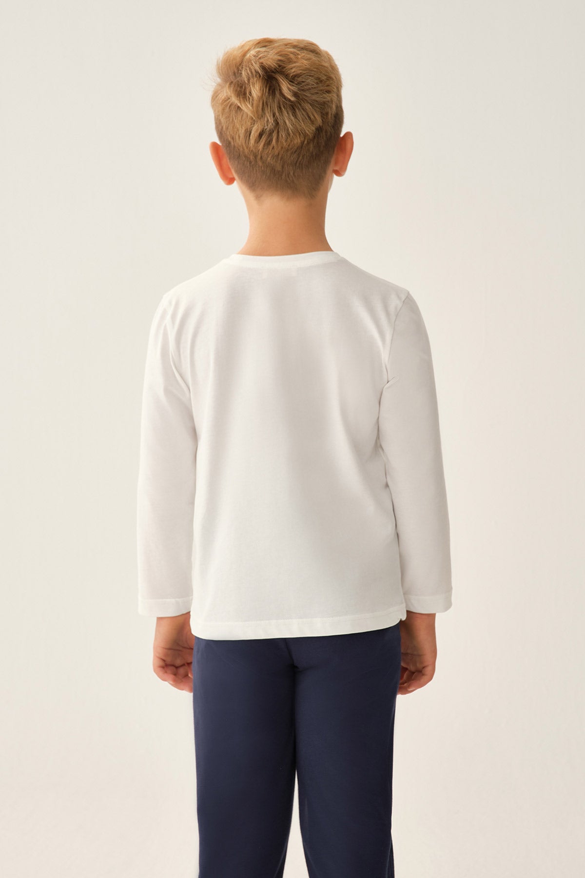 WHITE T-SHIRT LONG SLEEVE