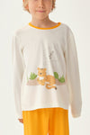 ORANGE PYJAMA SET