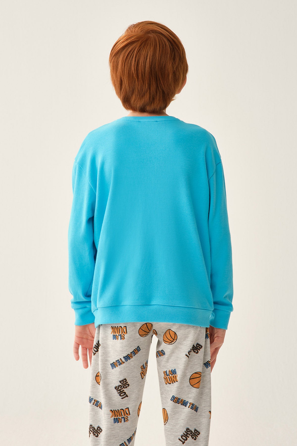 TURQUOISE PYJAMA TOP