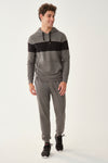 KHAKI SWEATSHIRT