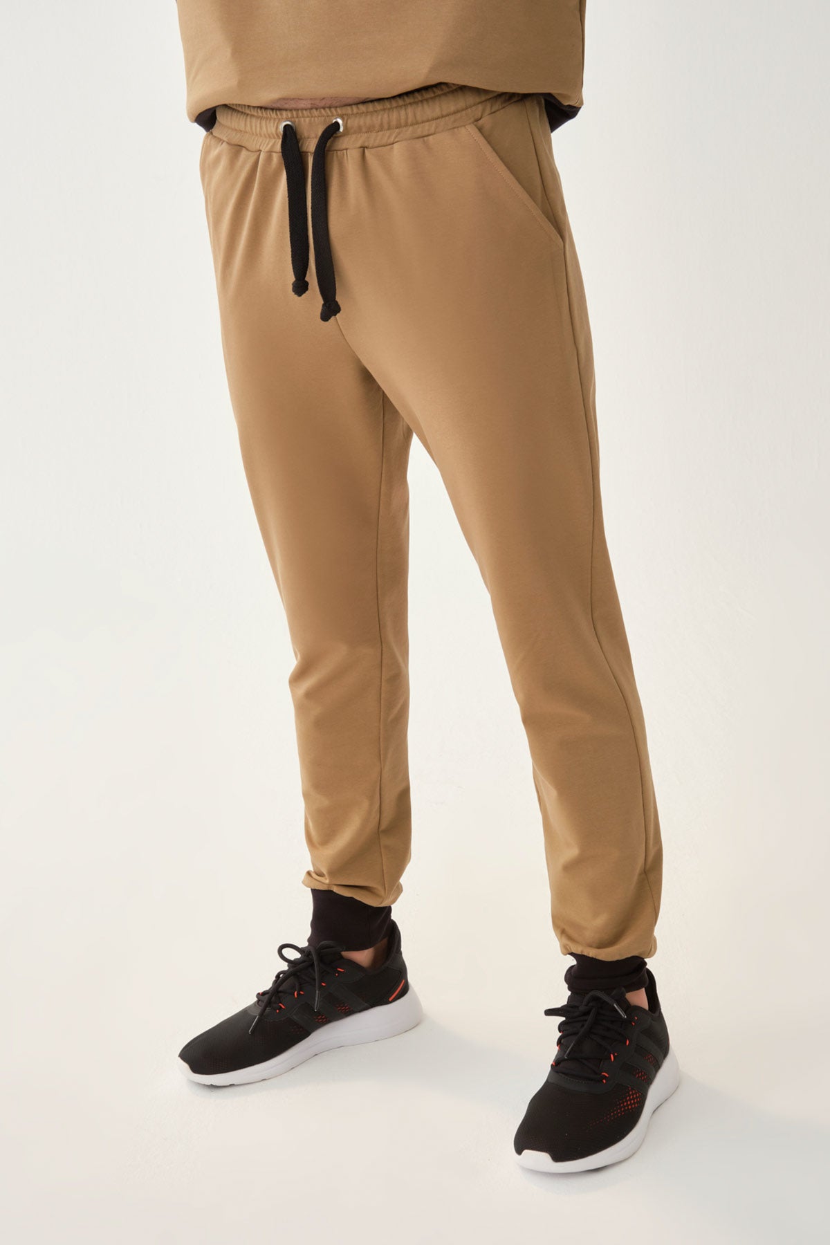 LIGHT BROWN TRACKSUIT BOTTOM