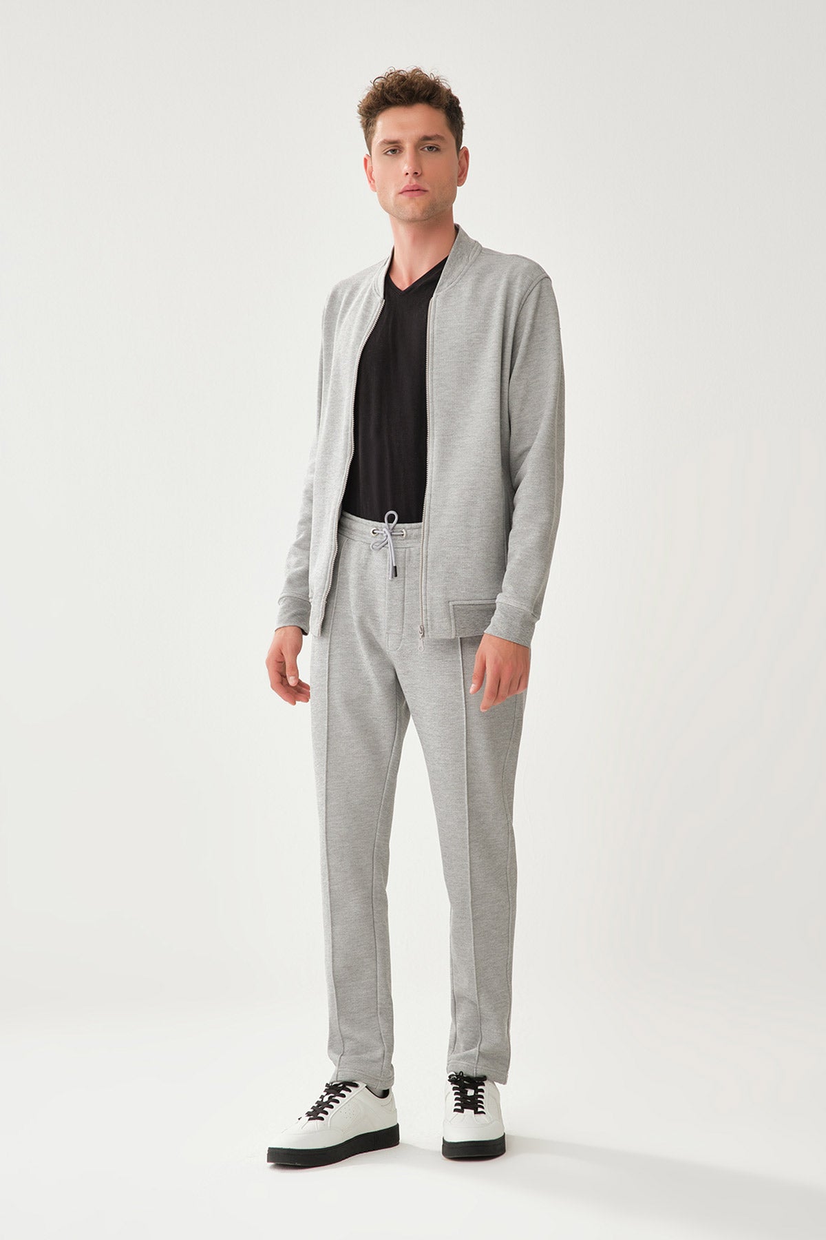 GREY TRACKSUIT BOTTOM