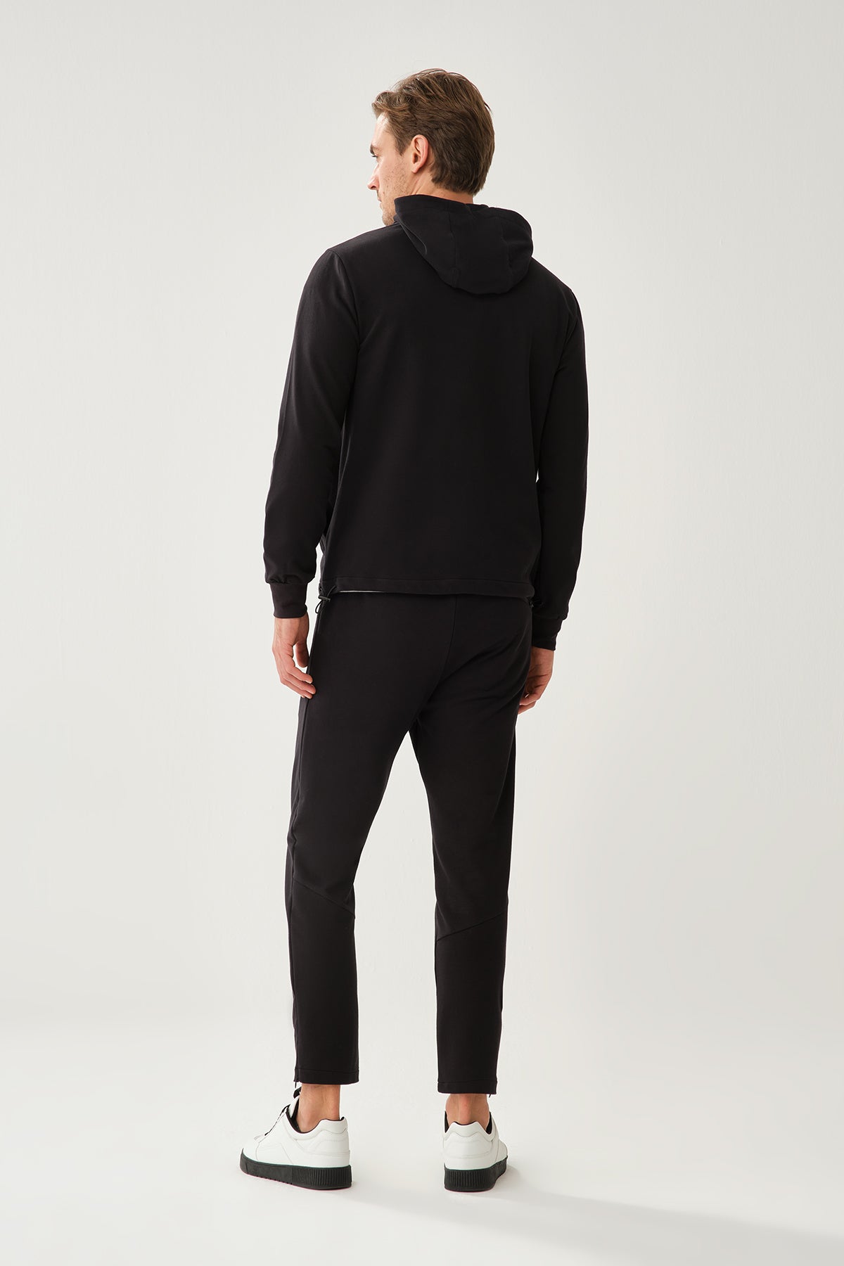 BLACK TRACKSUIT BOTTOM