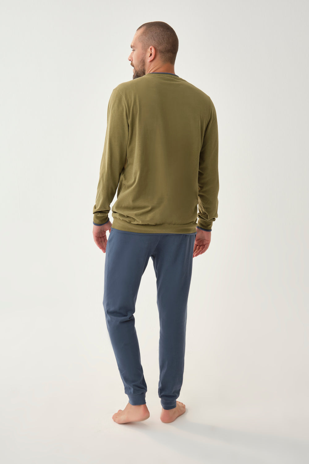 KHAKI PYJAMA SET