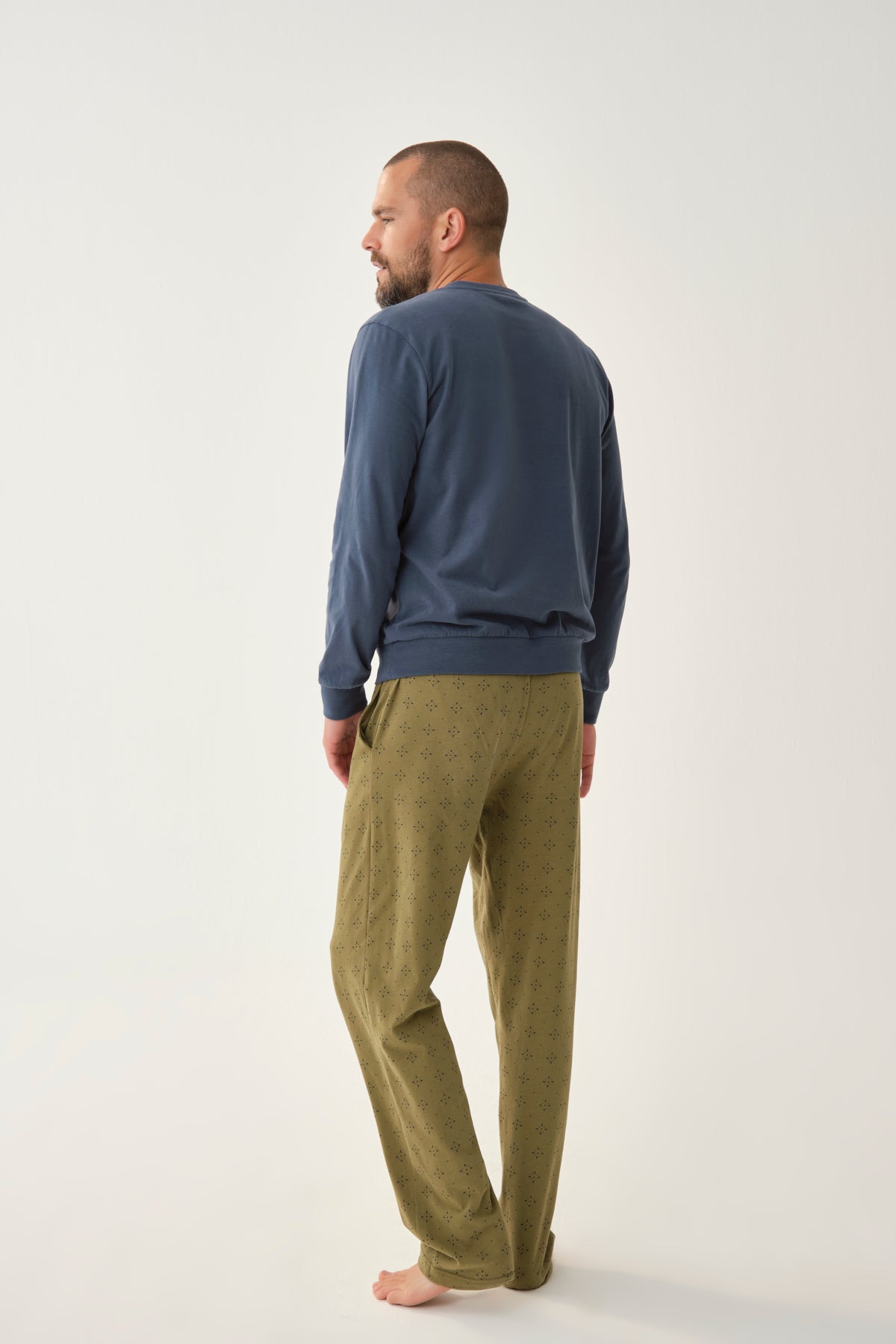 KHAKI PYJAMA SET
