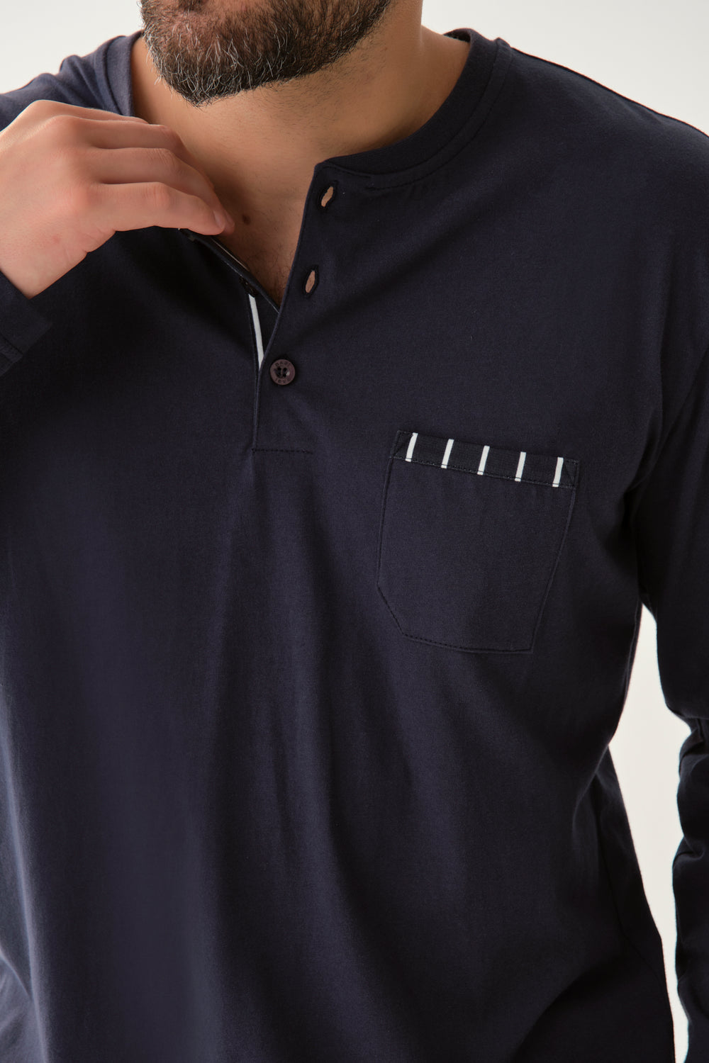 NAVY PYJAMA SET