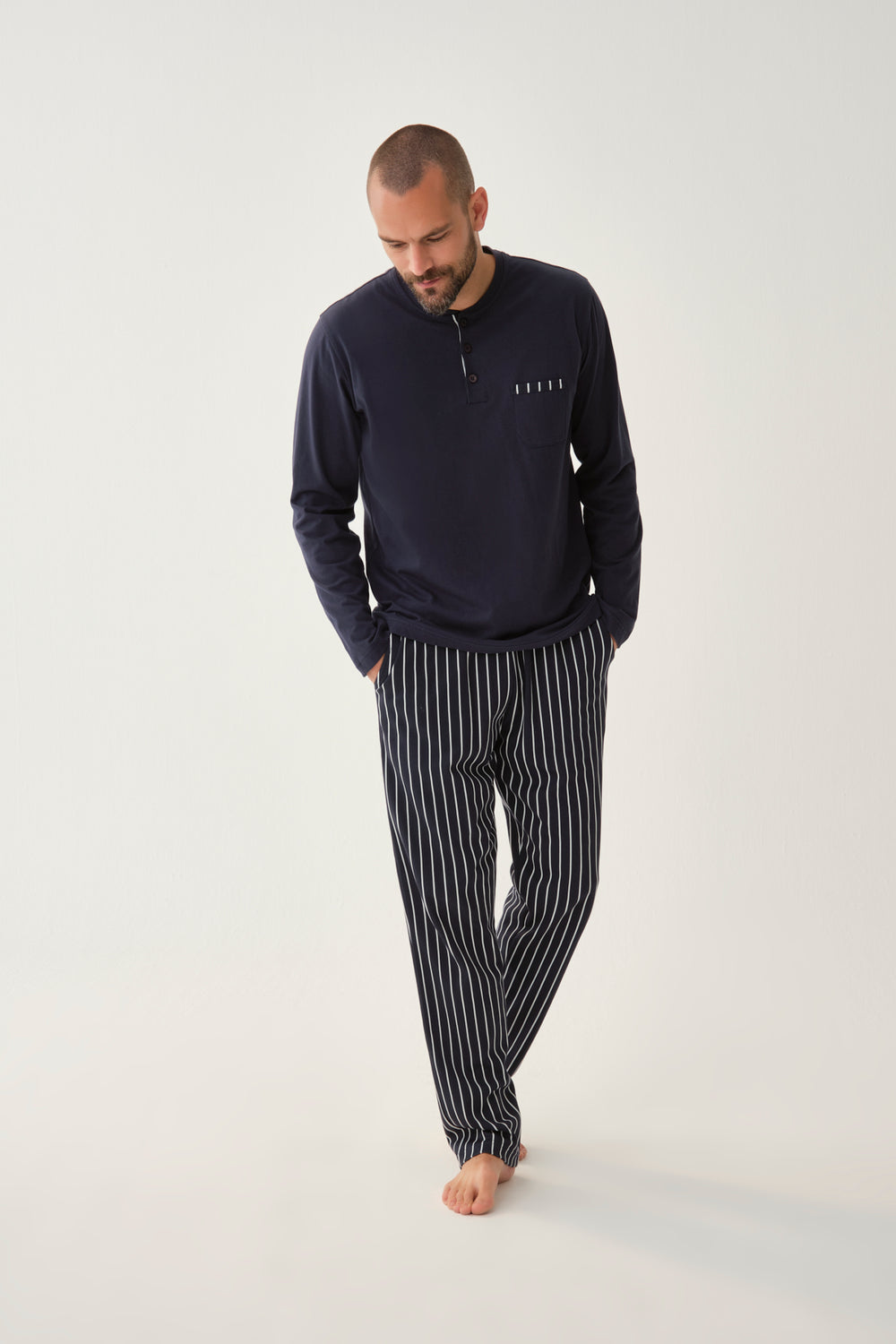 NAVY PYJAMA SET