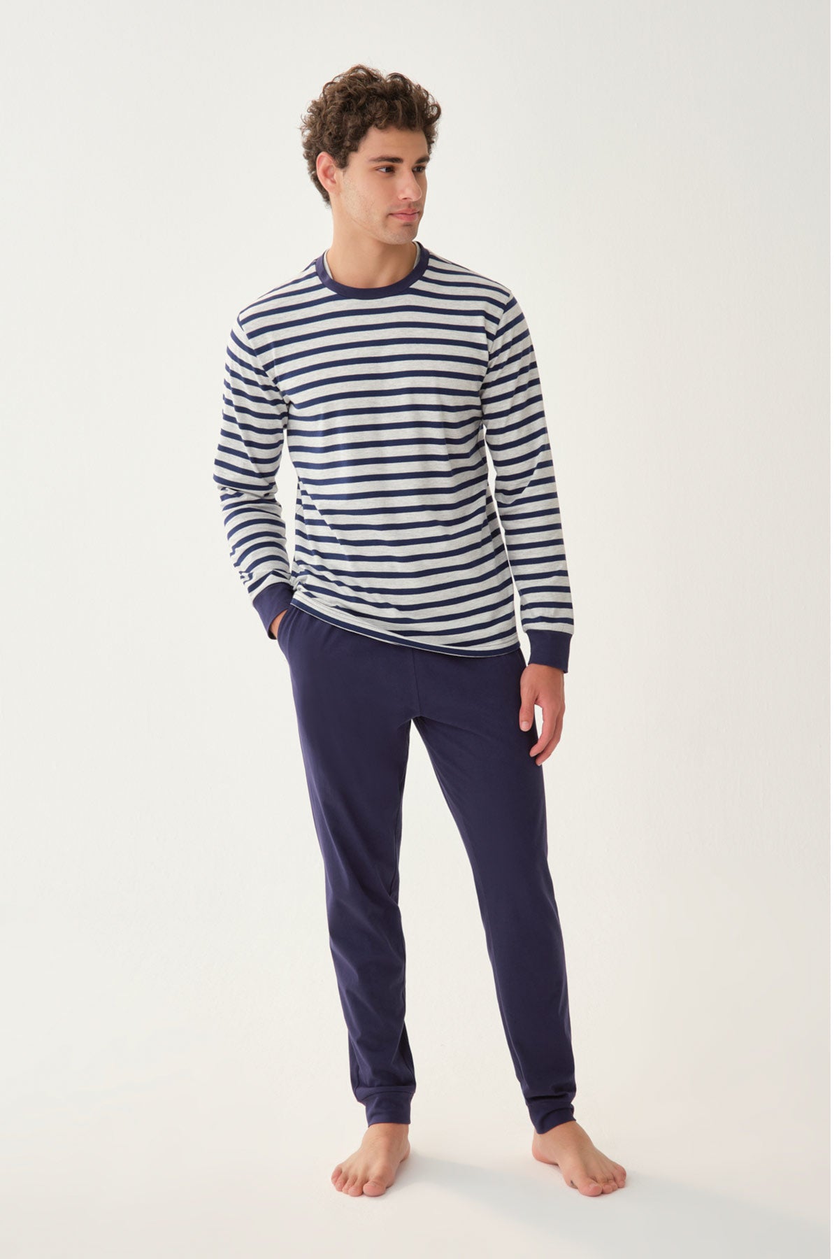 NAVY PYJAMA SET