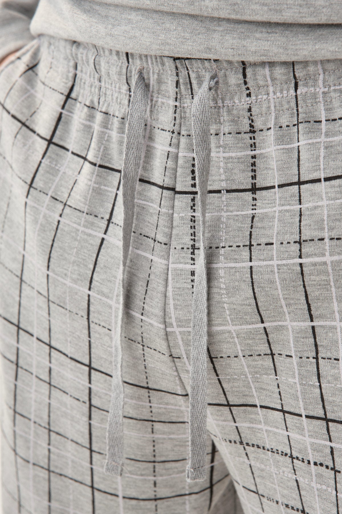 GREY MELANGE PYJAMA SET