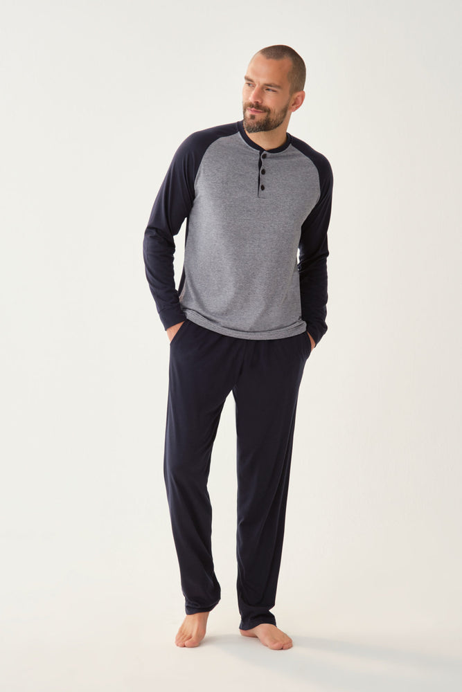 NAVY PYJAMA SET