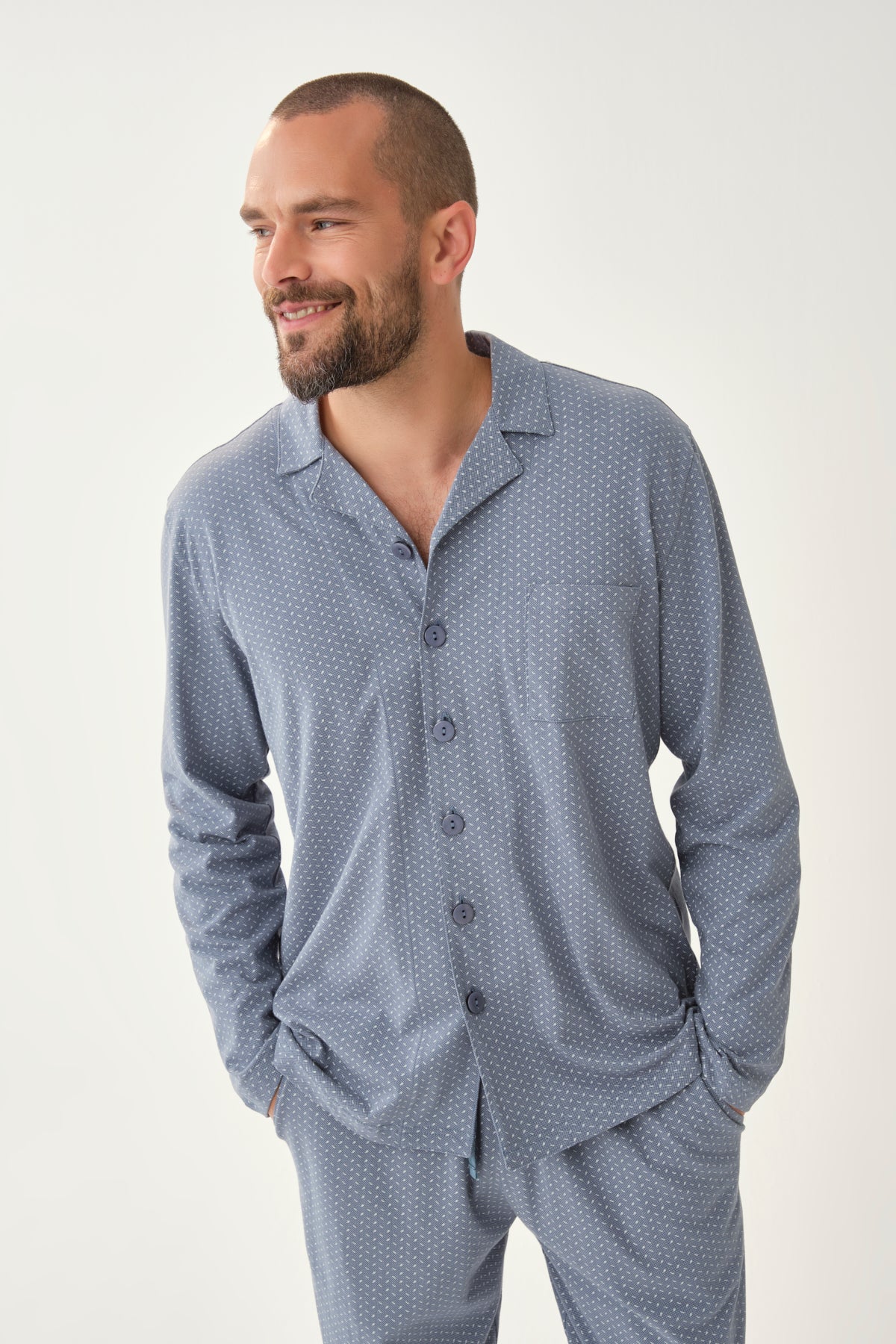 LIGHT BLUE PYJAMA SET