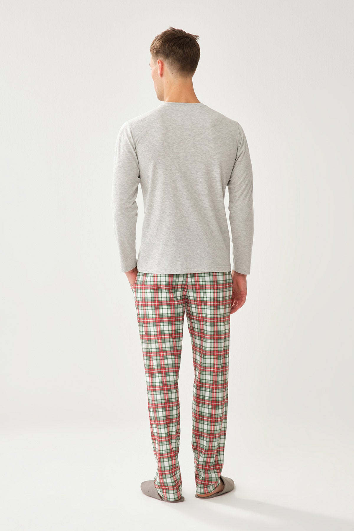 GREY PYJAMA SET