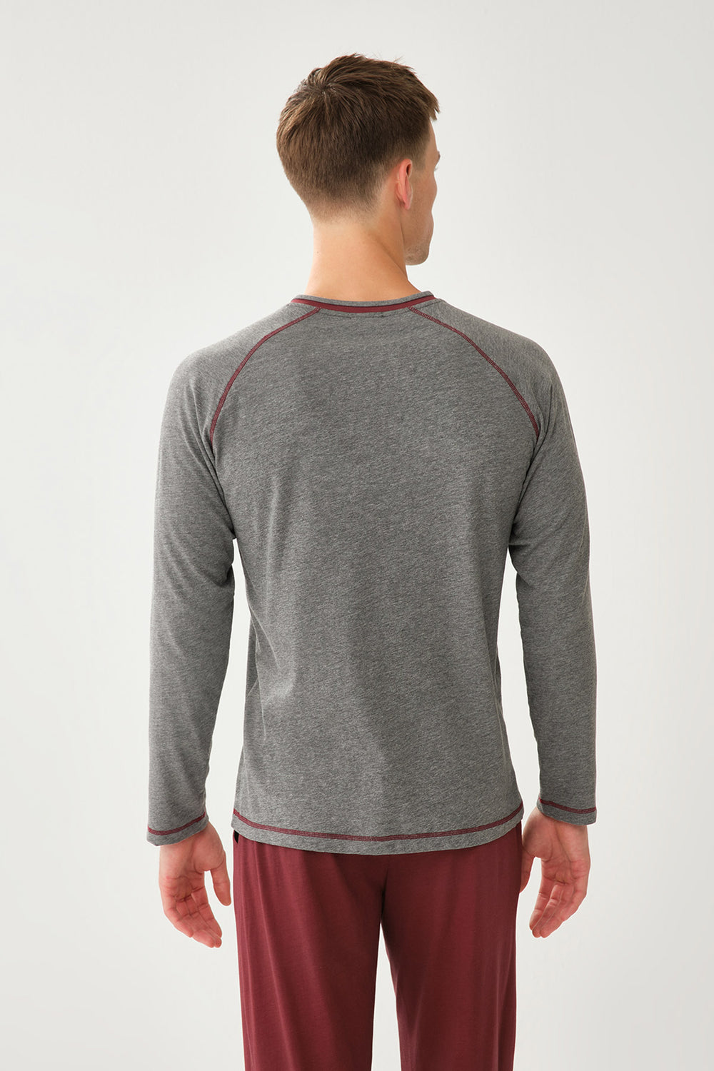 ANTHRACITE MELANGE PYJAMA SET