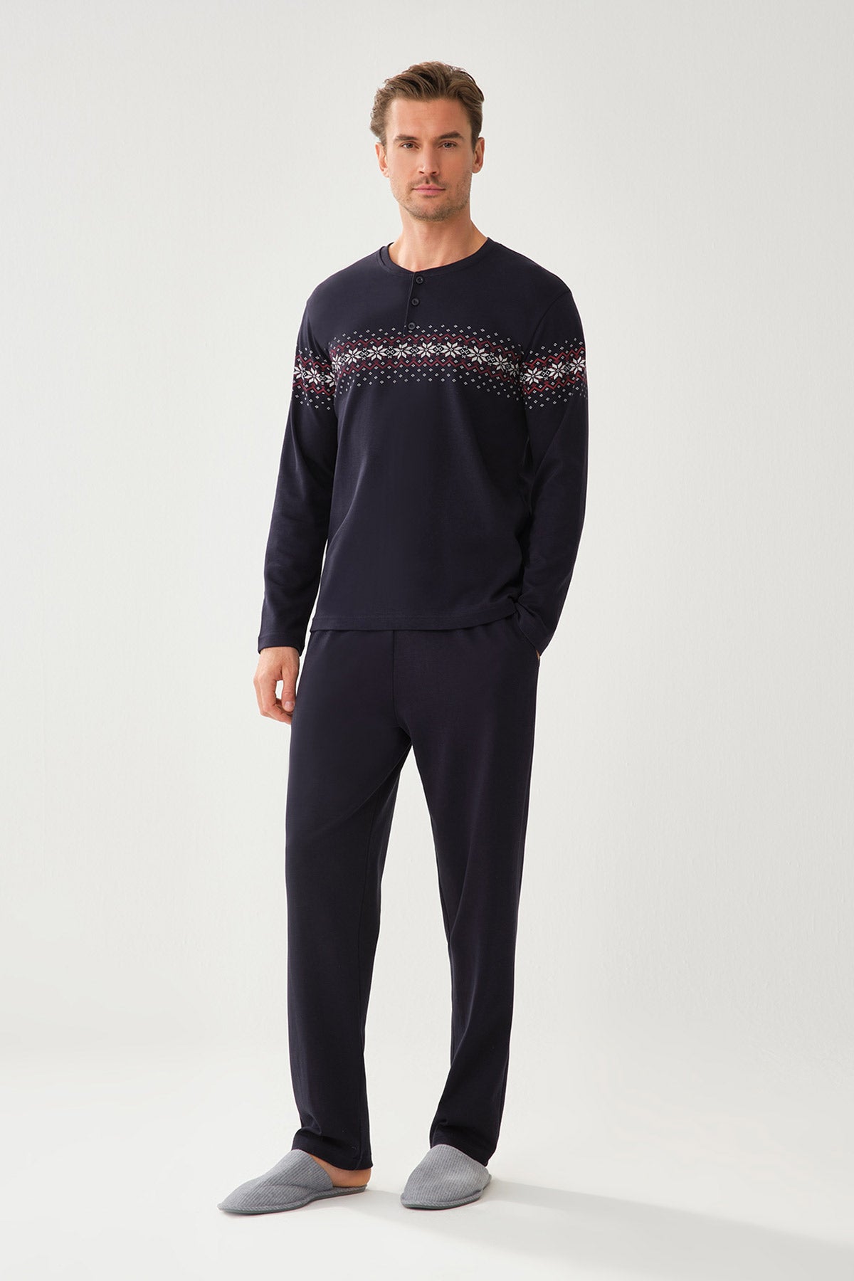 NAVY PYJAMA SET
