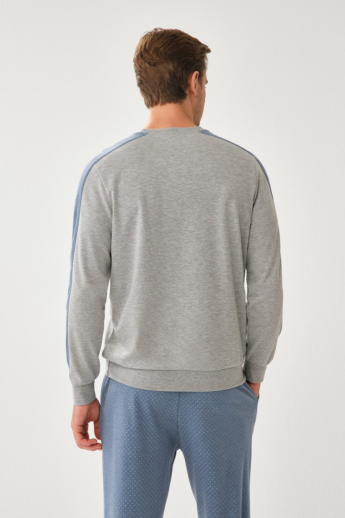 GREY MELANGE PYJAMA SET