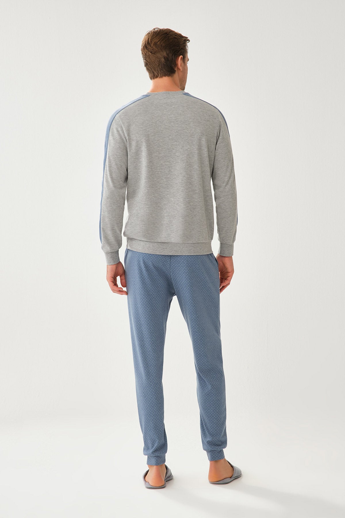 GREY MELANGE PYJAMA SET