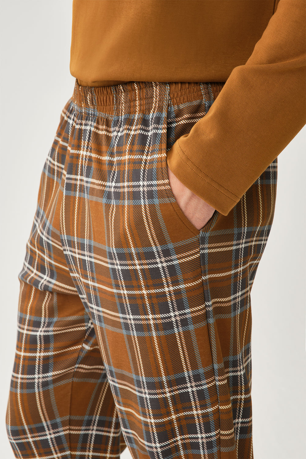 BROWN PYJAMA SET