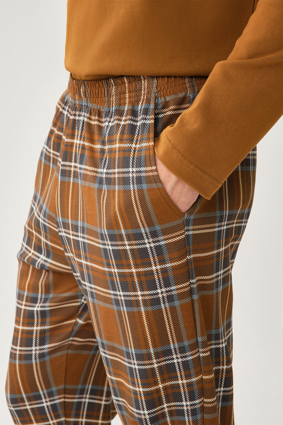 BROWN PYJAMA SET