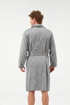 GREY MELANGE ROBE