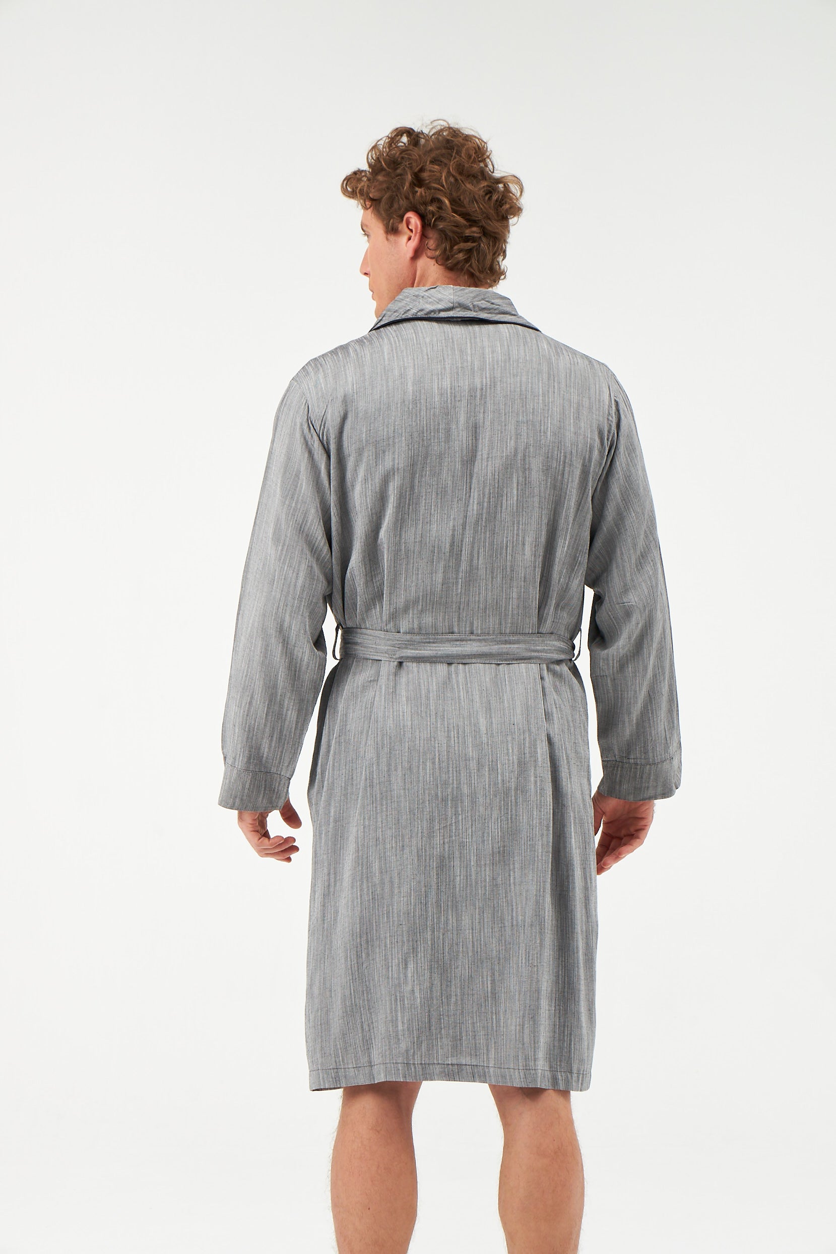GREY MELANGE ROBE