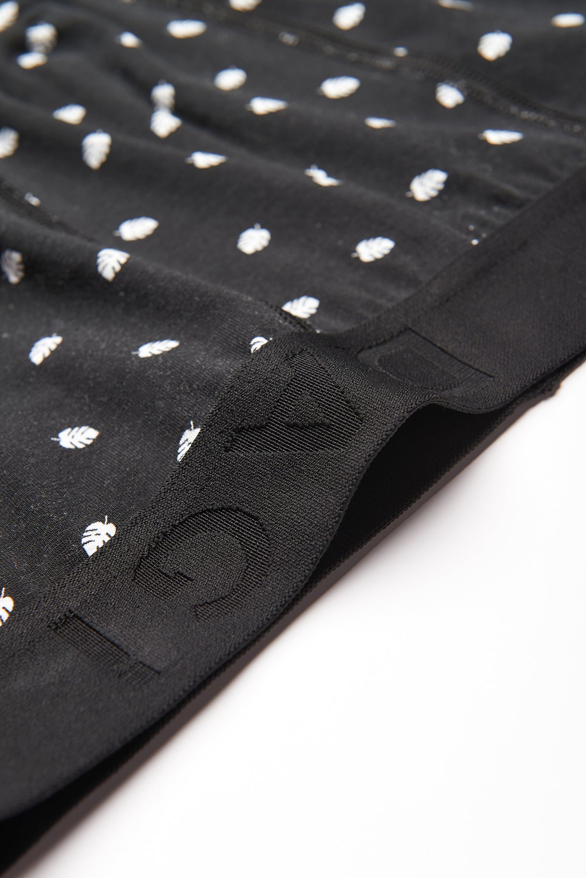 Siyah D-Men Desenli Compact Penye Boxer