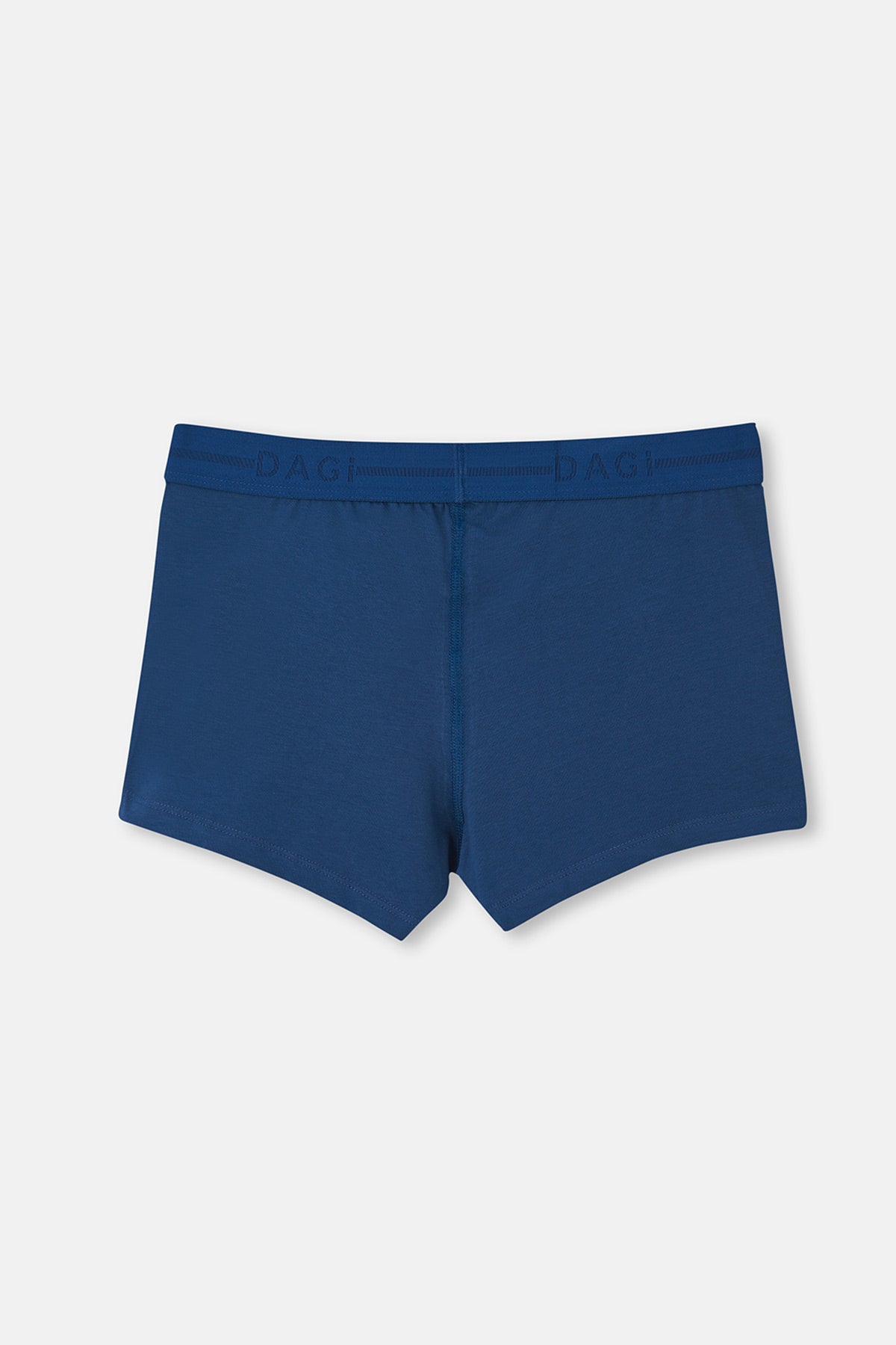 Petrol Mavi D-Men Compact Penye Spor Form Boxer