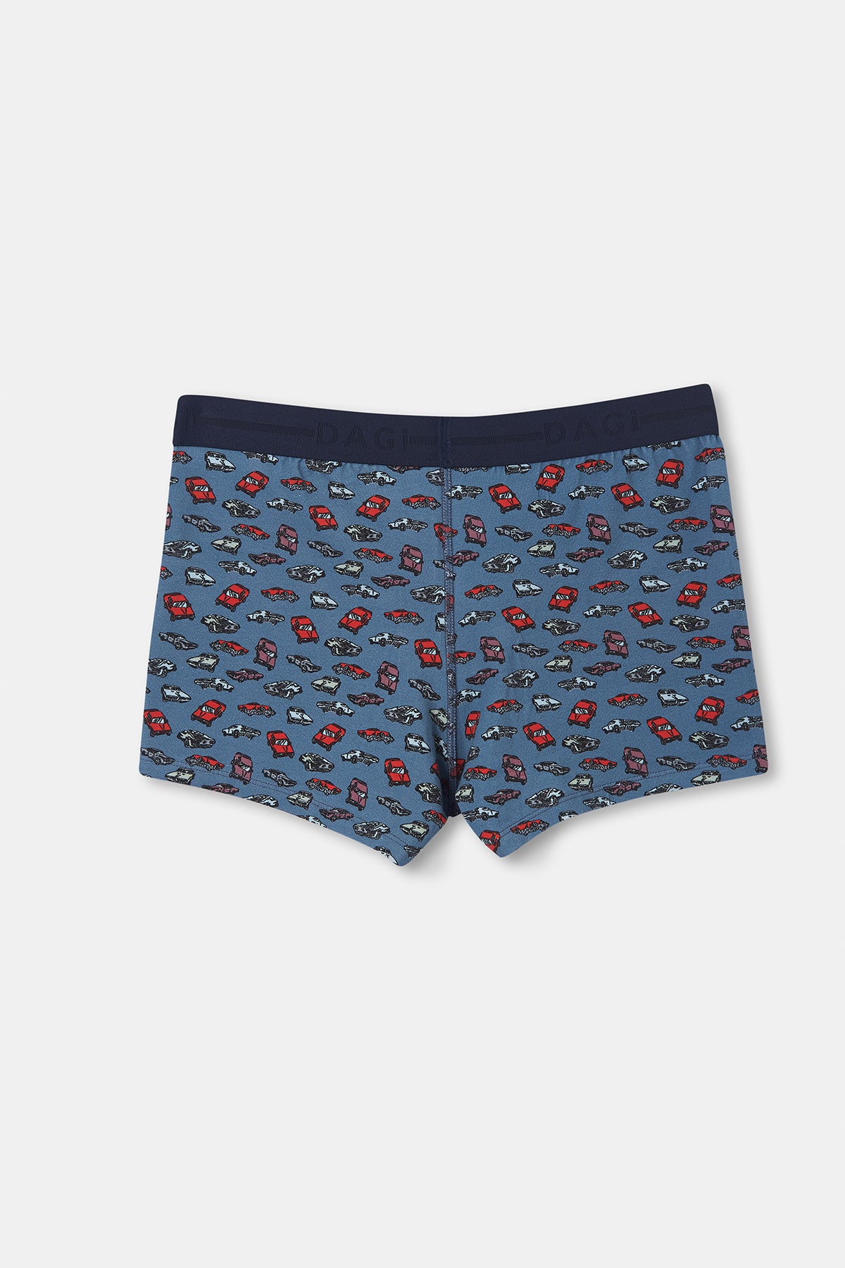 Yeşil D-Men Desenli Compact Penye Boxer