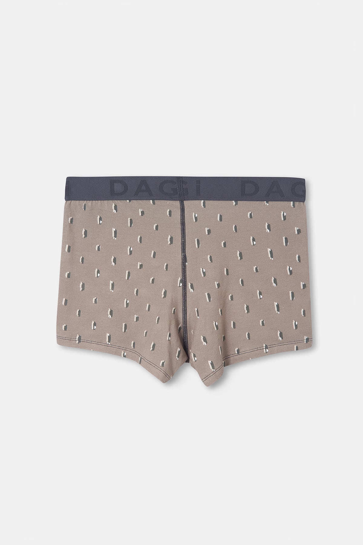 Haki D-Men Desenli Compact Penye Boxer