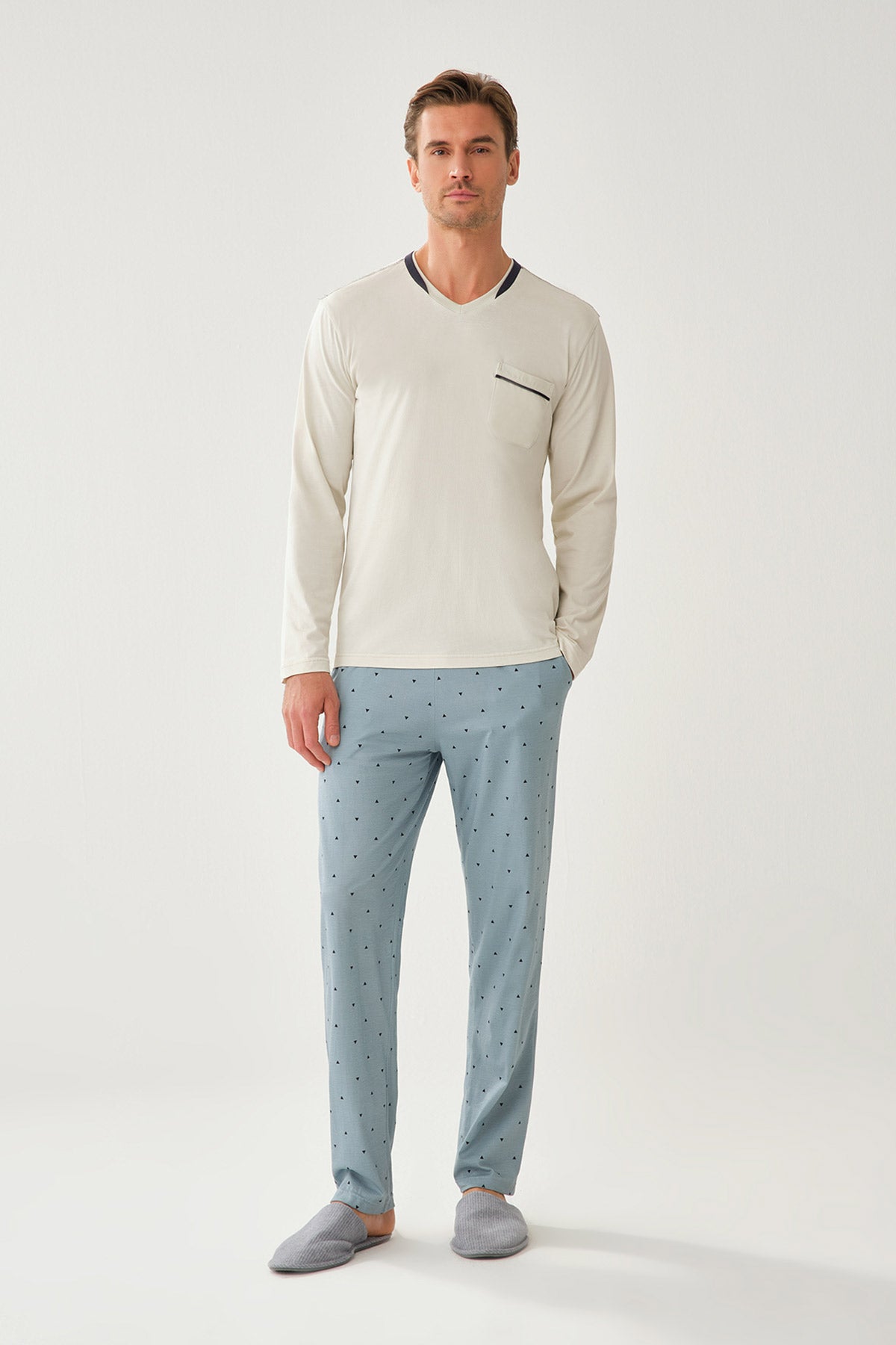 BLUE PYJAMA BOTTOM