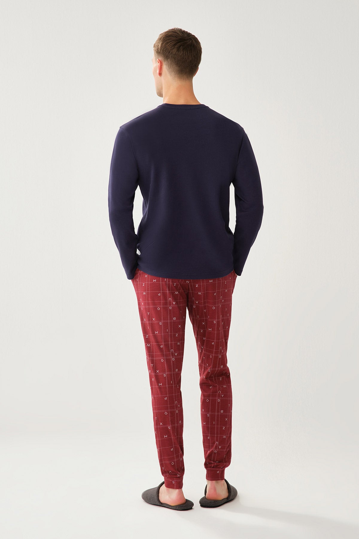 BORDEAUX PYJAMA BOTTOM