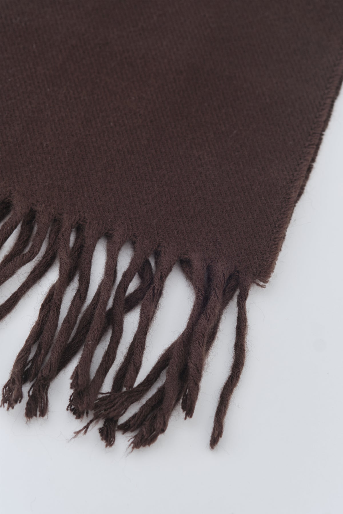 BROWN SCARF BEANIE SET