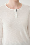 WHITE PYJAMA TOP