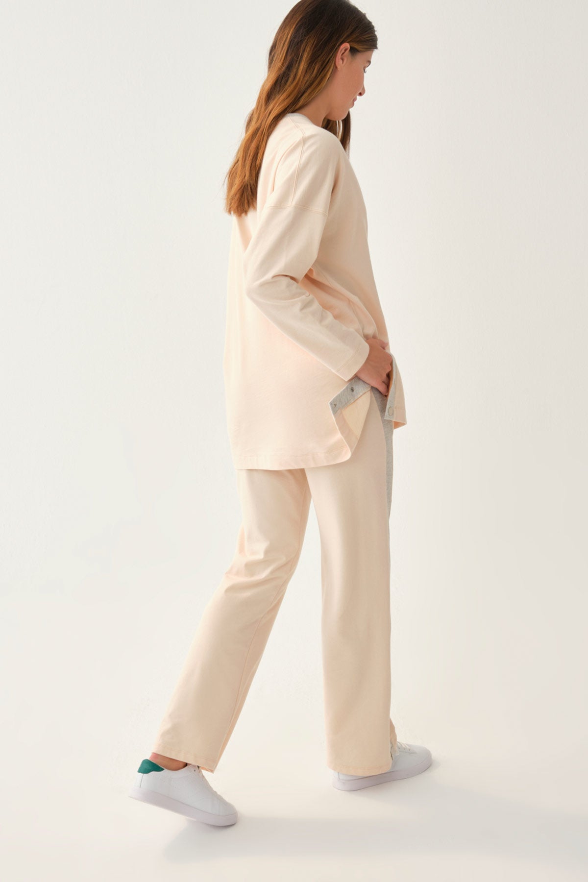 LIGHT PINK TRACKSUIT BOTTOM