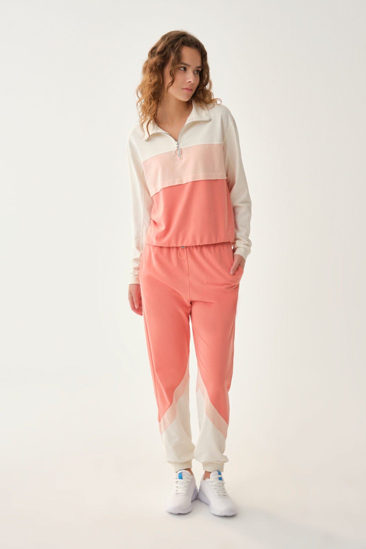SALMON TRACKSUIT BOTTOM
