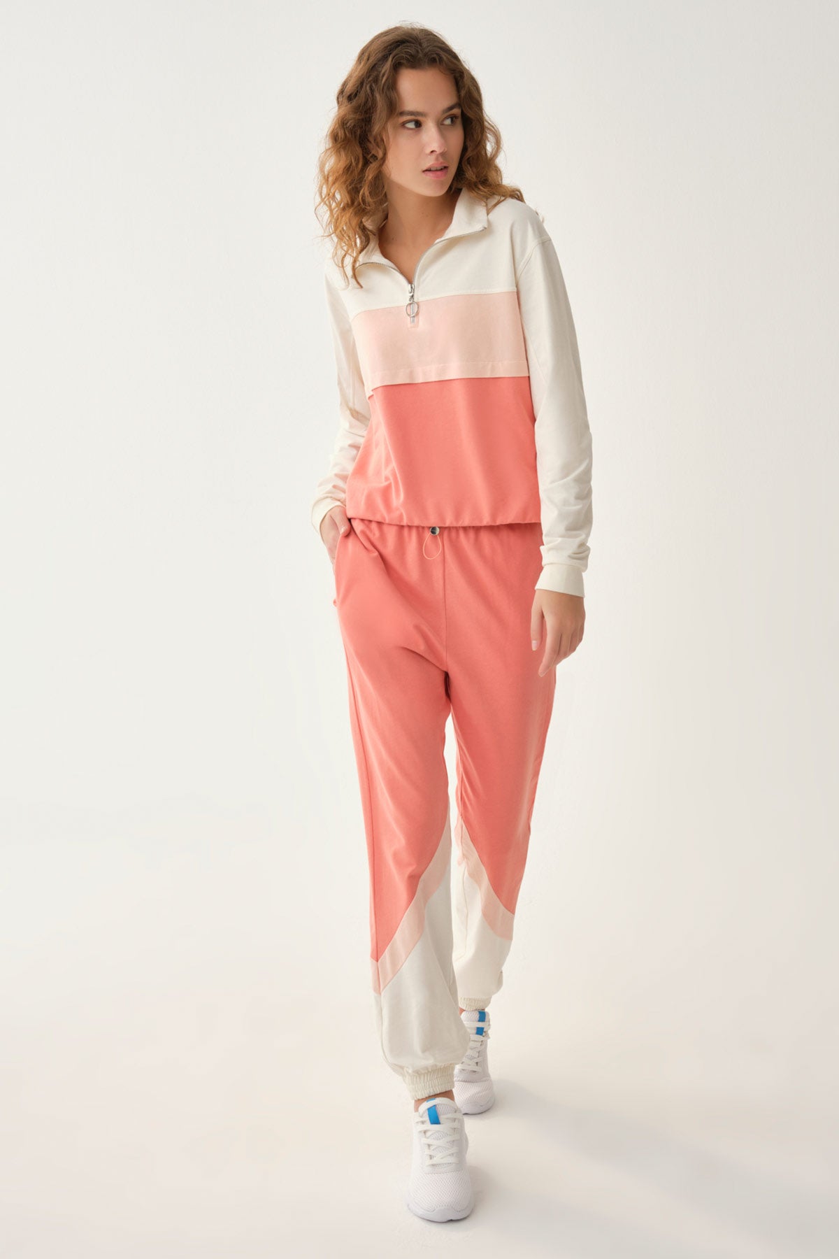 SALMON TRACKSUIT BOTTOM