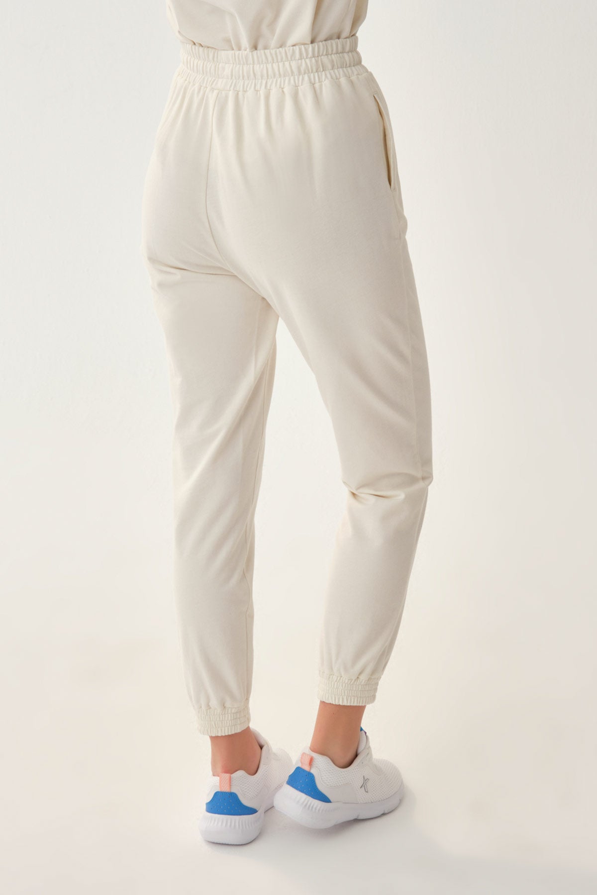 ECRU TRACKSUIT BOTTOM