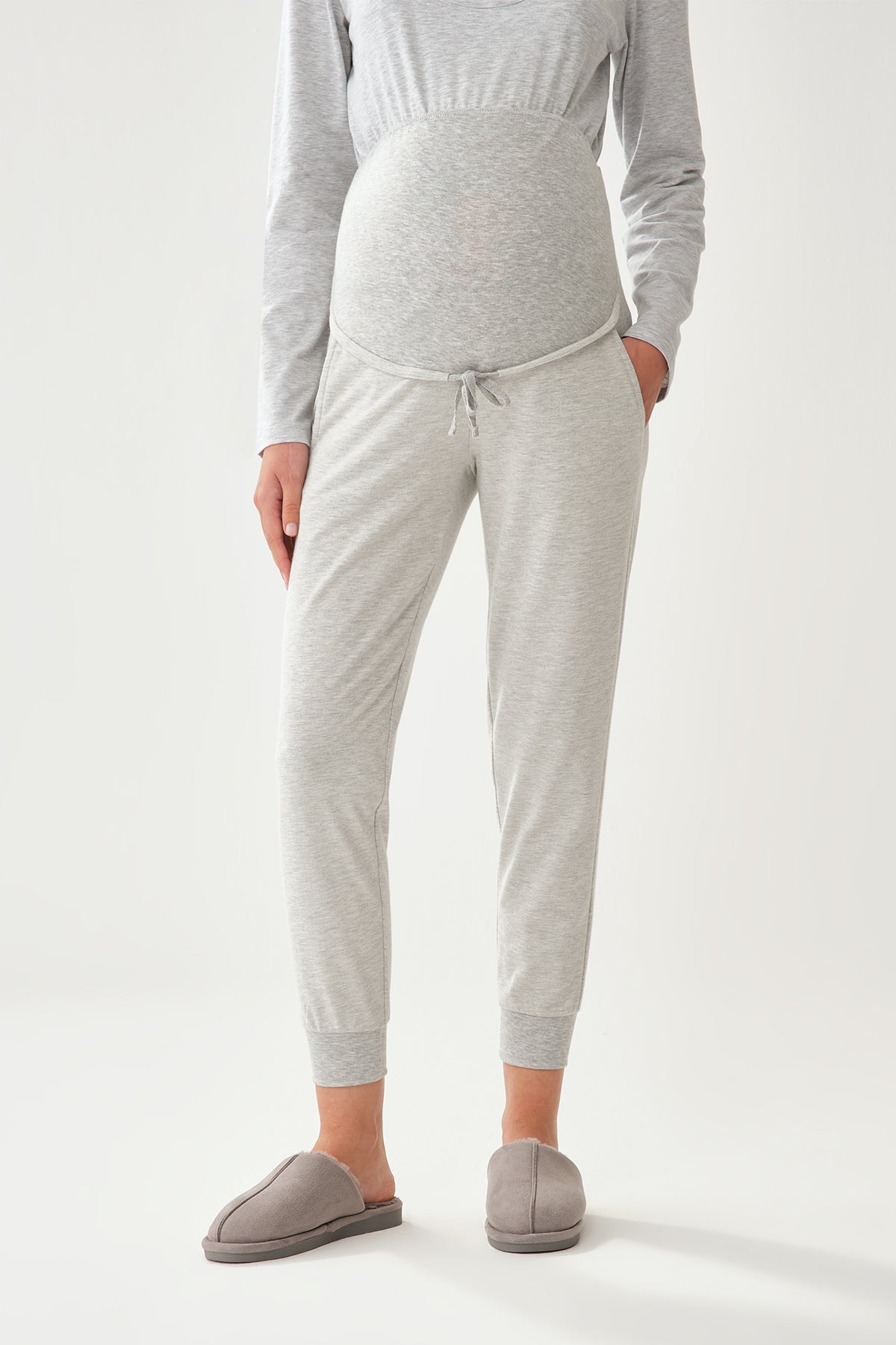 GREY MELANGE TRACKSUIT