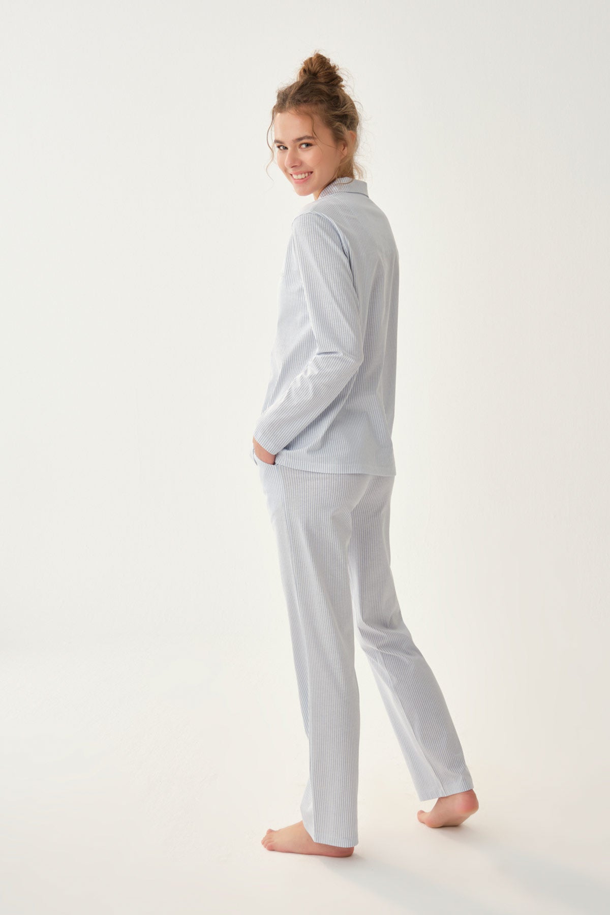 LIGHT BLUE PYJAMA SET