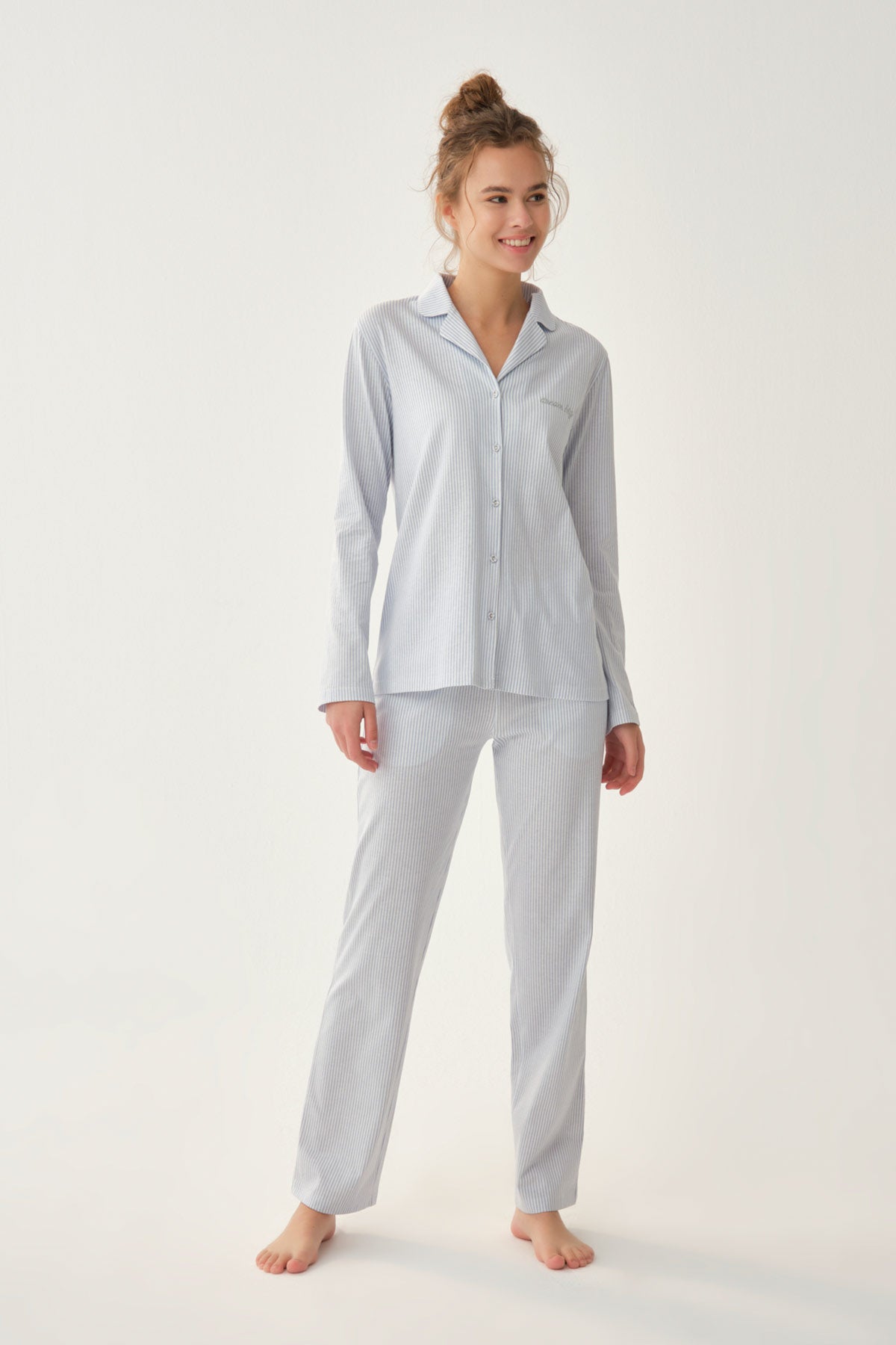 LIGHT BLUE PYJAMA SET