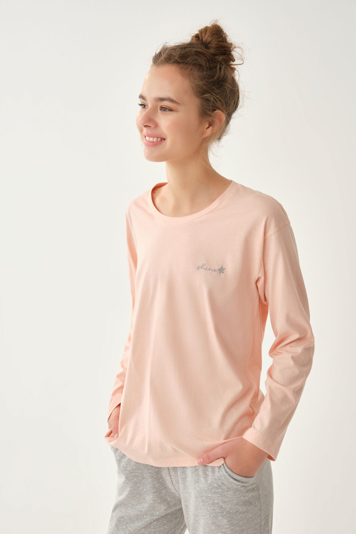 SALMON PYJAMA SET