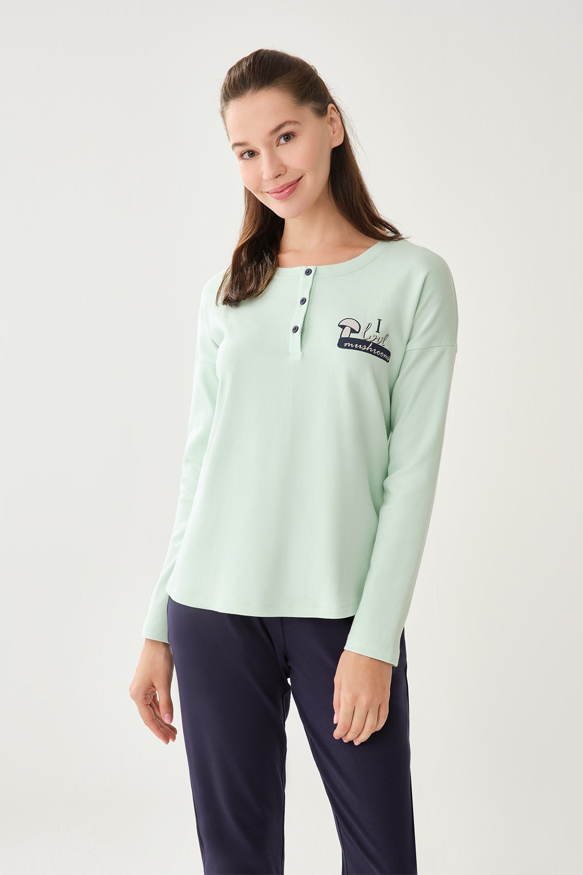 LIGHT GREEEN PYJAMA SET