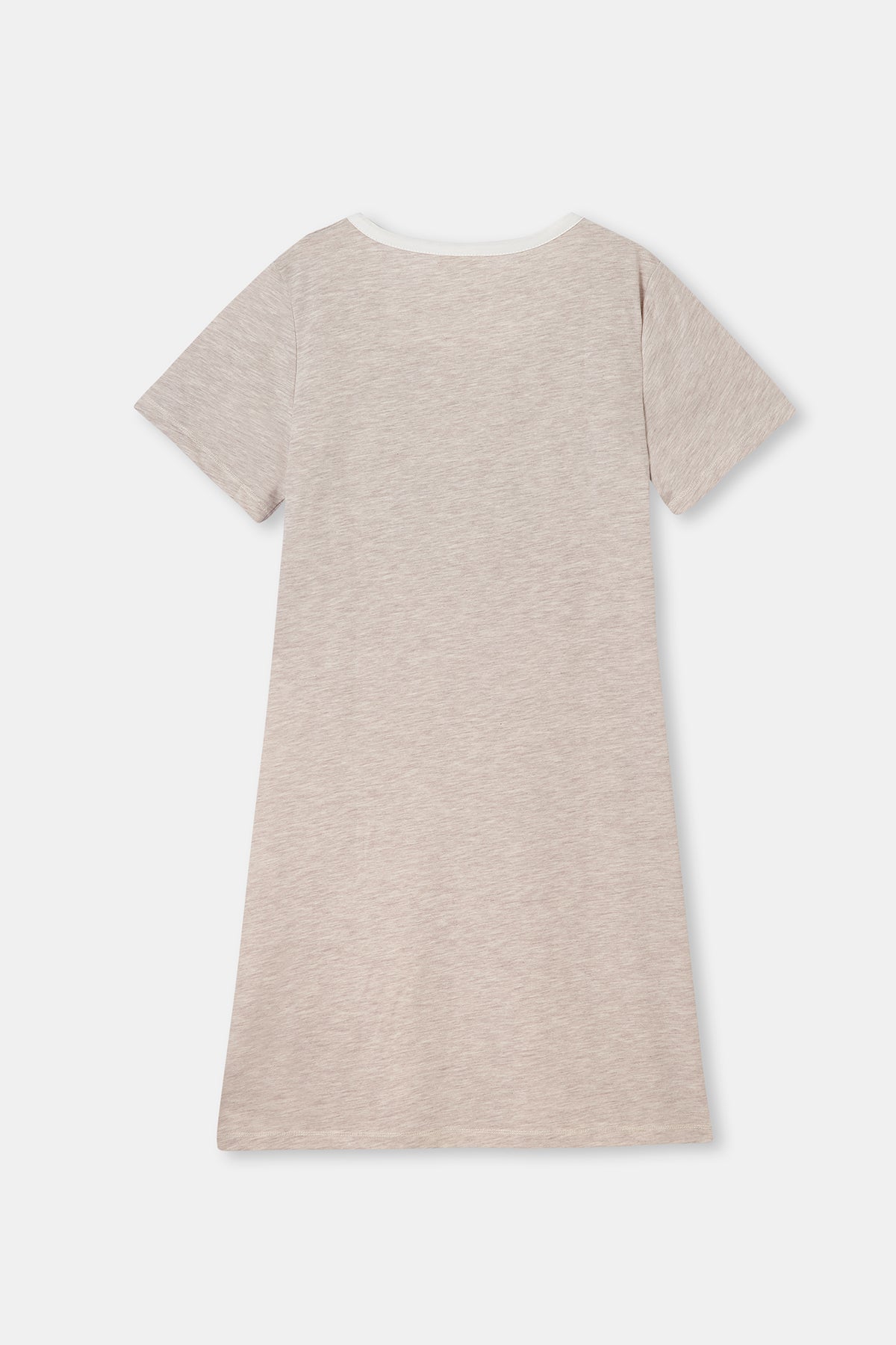 OFF WHITE MELANGE NIGHTIE