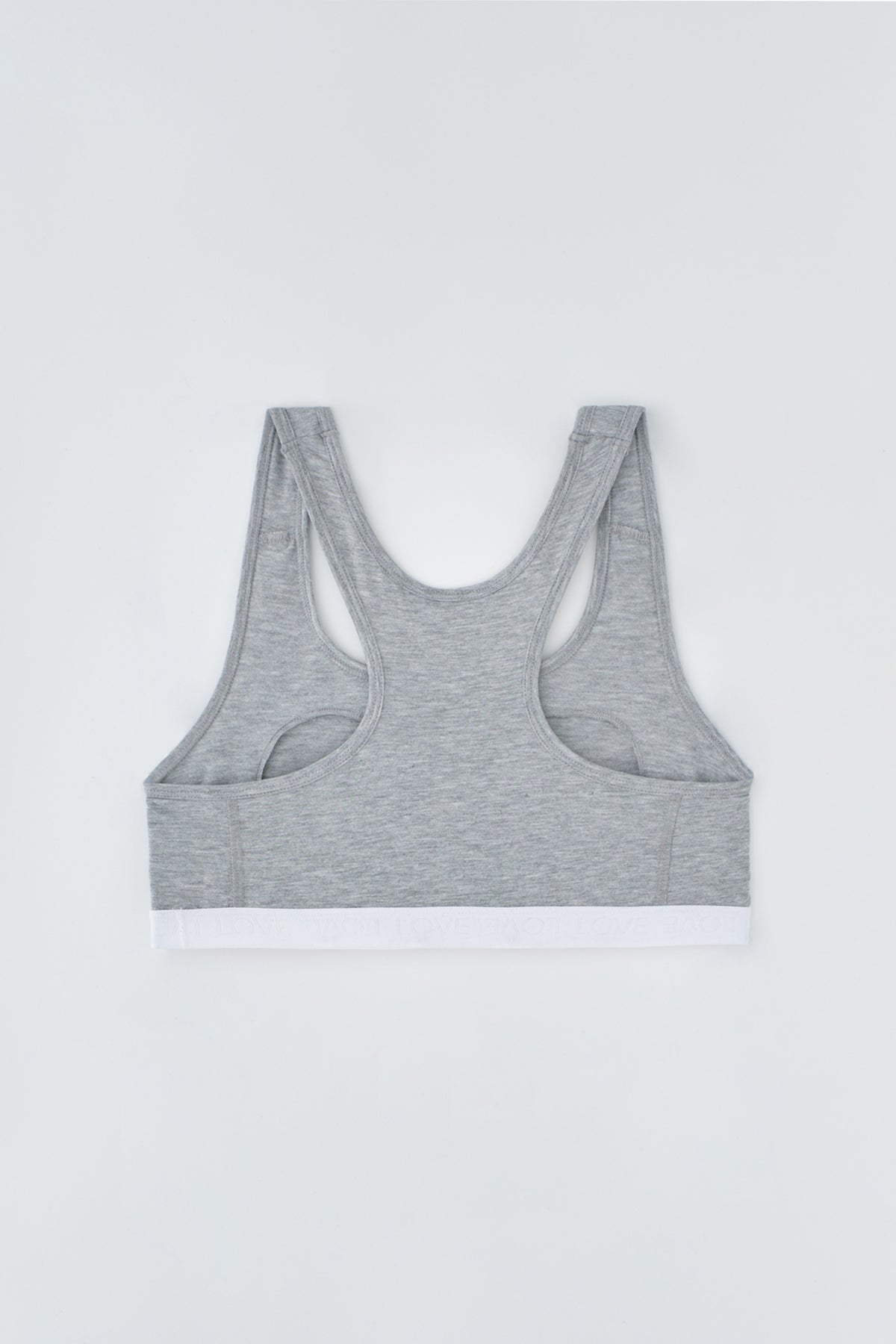 Gri Emzirme Sporcu Sütyeni