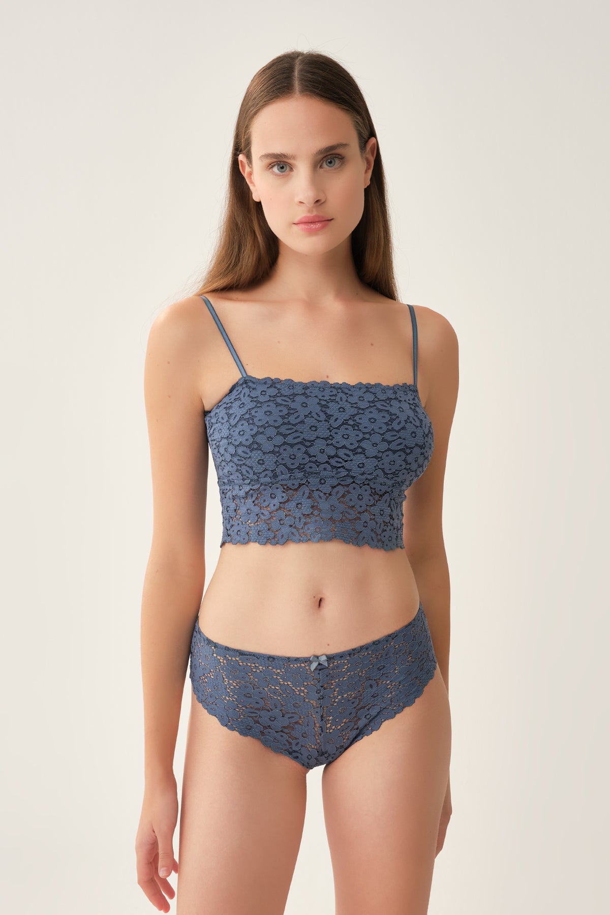 Petrol Balensiz Straplez Büstiyer Sütyen