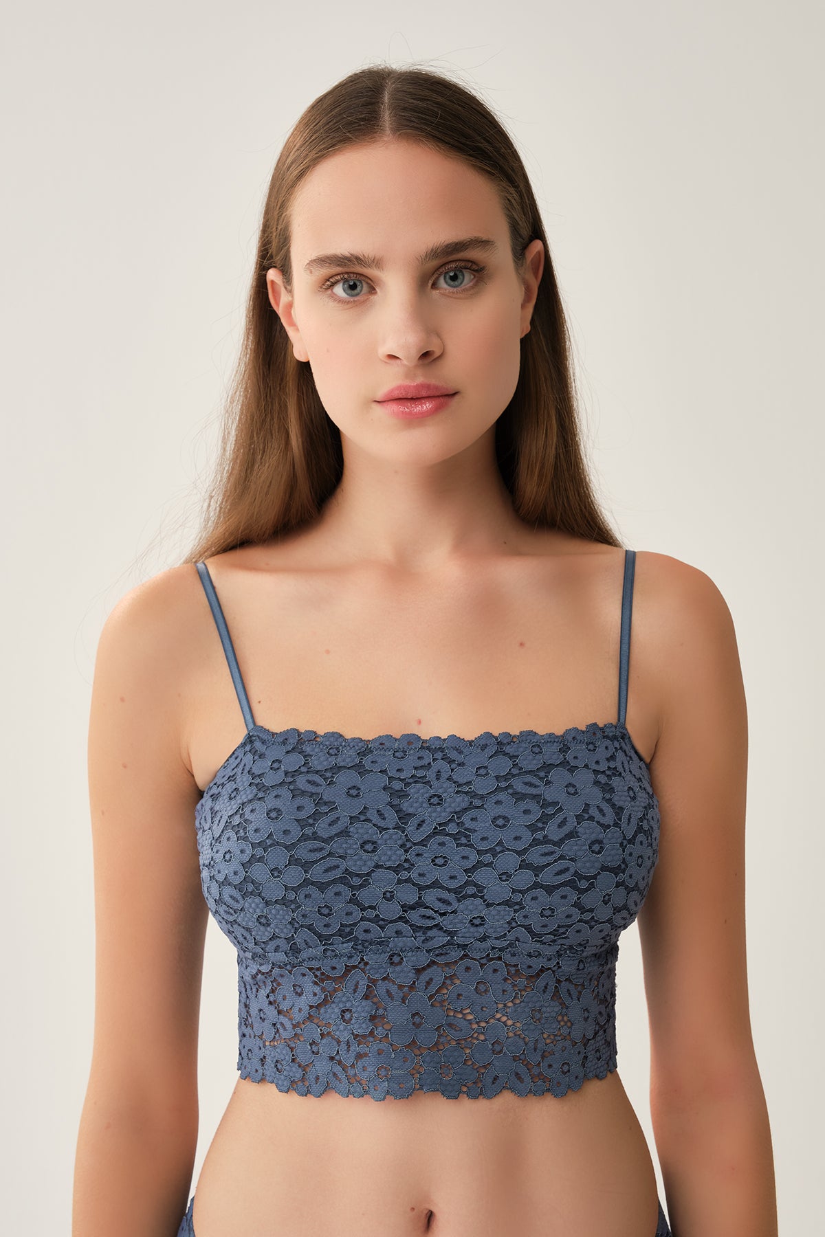 Petrol Balensiz Straplez Büstiyer Sütyen