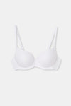 WHITE BRA