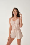 BABY PINK SHORTS SET