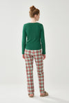 GREEN PYJAMA BOTTOM