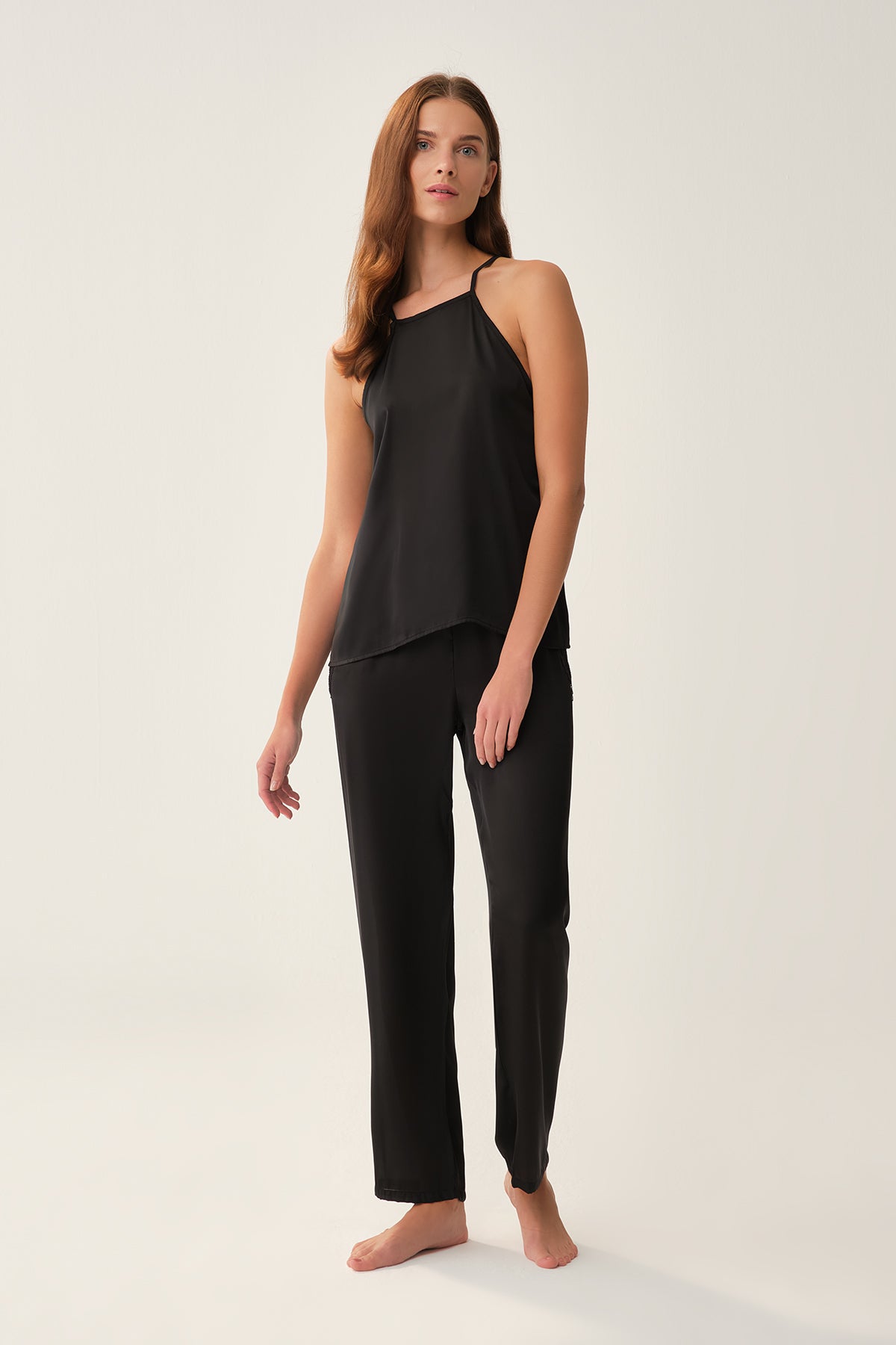 BLACK PYJAMA BOTTOM