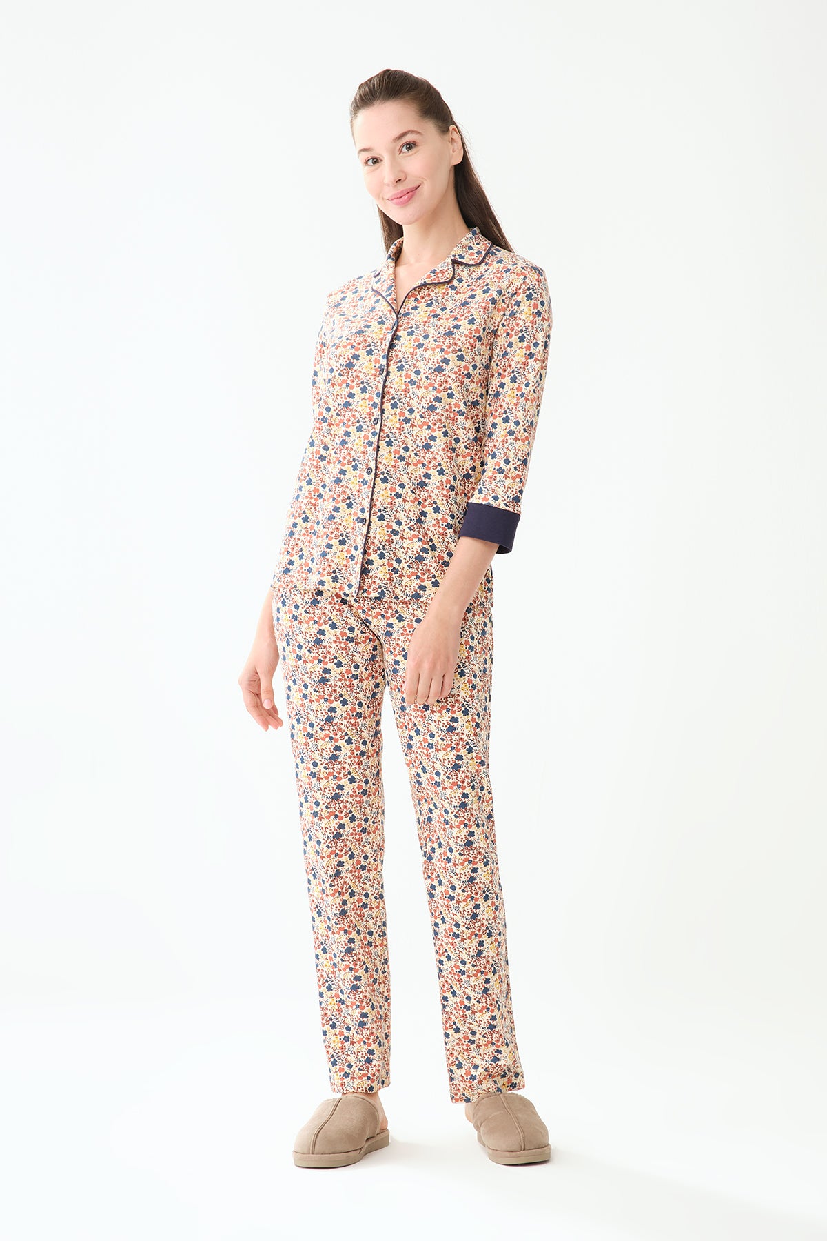 NAVY PYJAMA BOTTOM